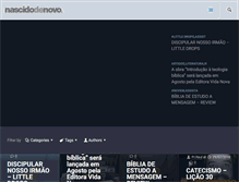 Tablet Screenshot of nascidodenovo.org
